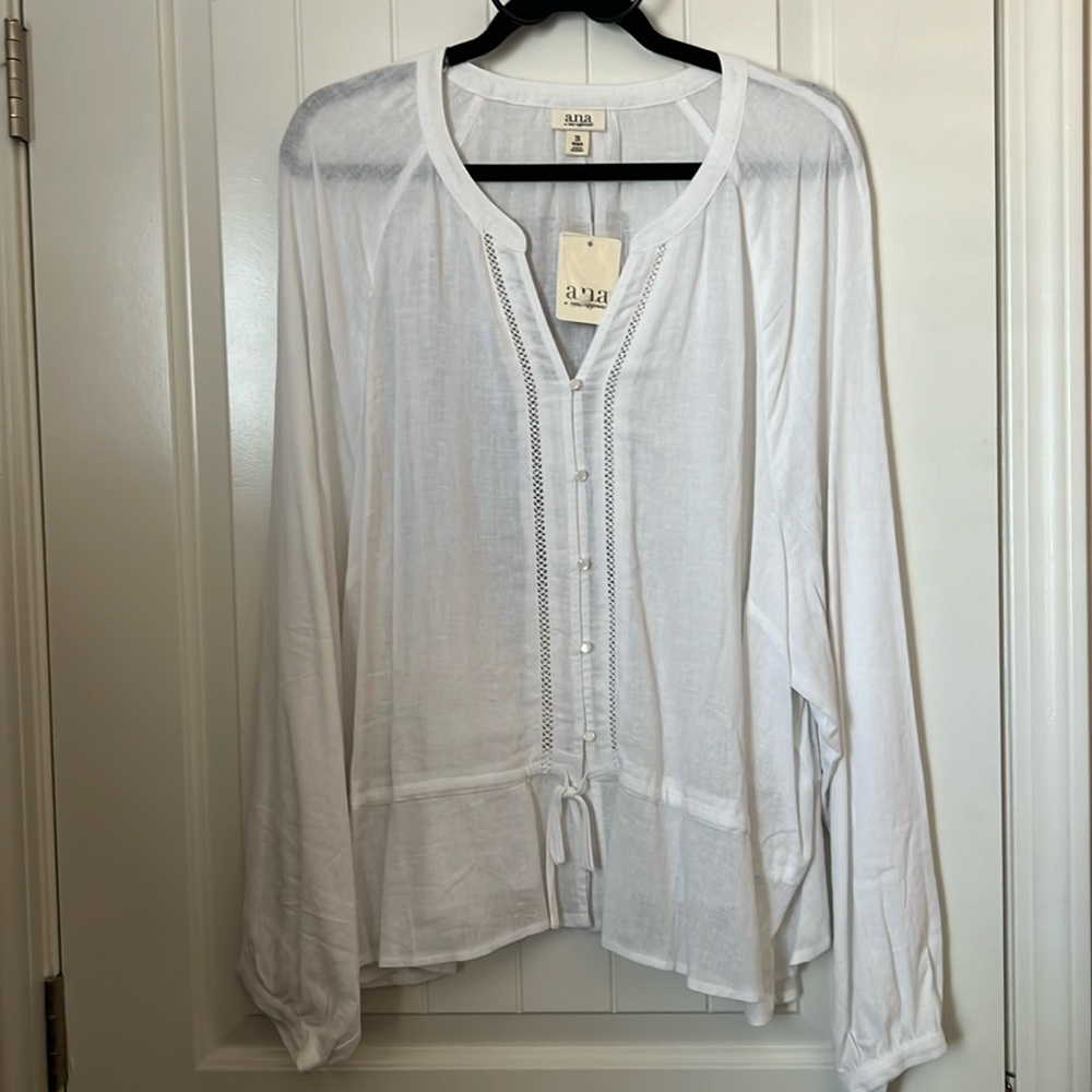 A.N.A White Blouse
